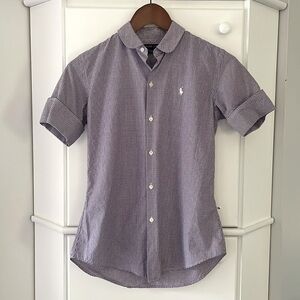 Ralph Lauren purple plaid button down